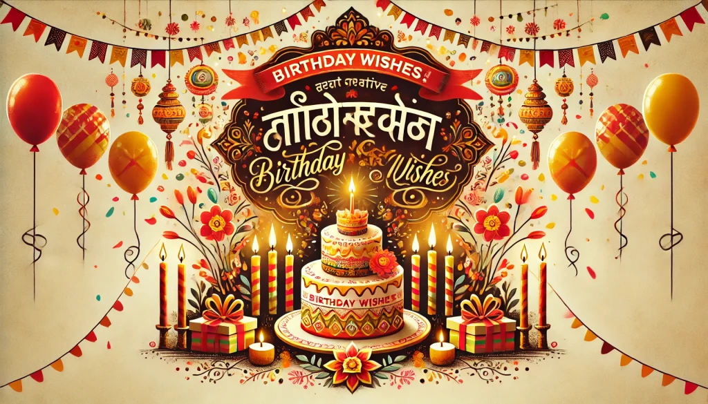 Heartwarming and Creative Birthday Wishes in Marathi Ideas