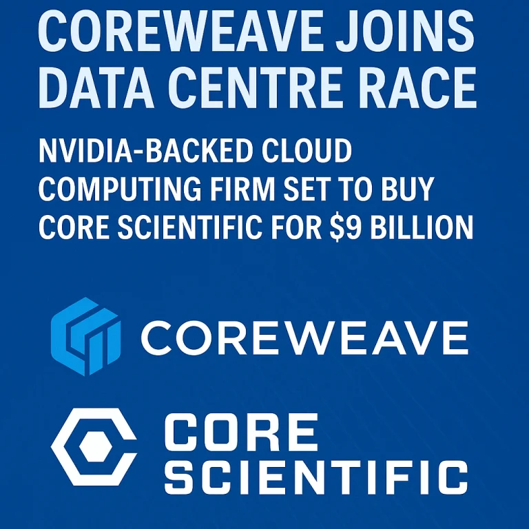 CoreWeave Joins Data Centre Race: Nvidia-Backed Cloud Computing Firm Set to Acquire Core Scientific for  Billion